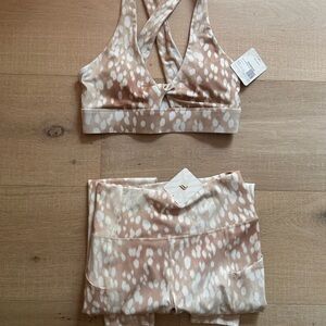 NWOT fabletics athletic set size medium
